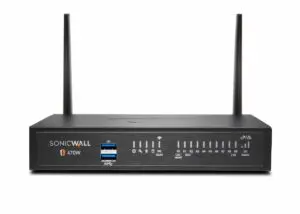 The SonicWall TZ470 Wireless is a next-generation firewall designed for small organizations and distributed enterprise with SD-Branch locations.